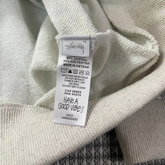 Stussy Psychedelic Hoodie In Gray Size S - Picture 7 of 8